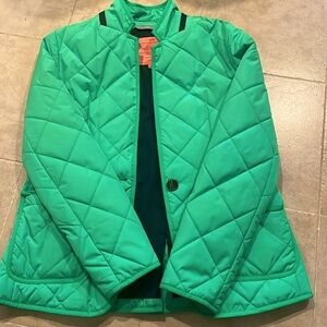 Jcrew signature puffer GREEN 💚